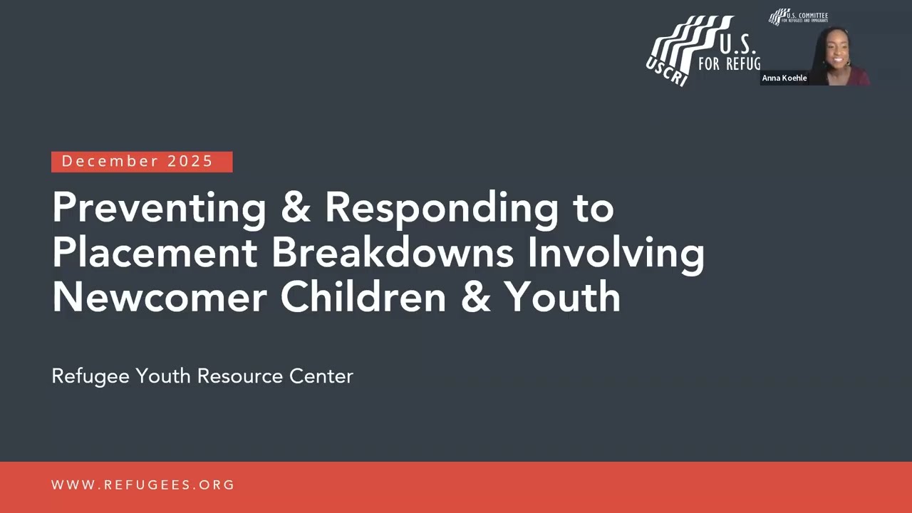 Preventing & Responding to Placement Breakdowns Involving Newcomer Children & Youth