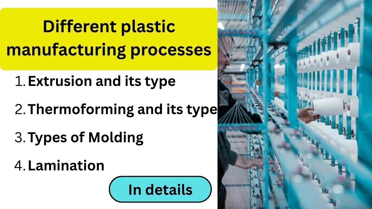 Plastic Manufacturing Explained | Different Types of Plastic Molding and Forming Processes