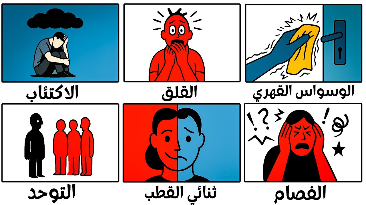 شرح كل الامراض النفسية في 11 دقيقة