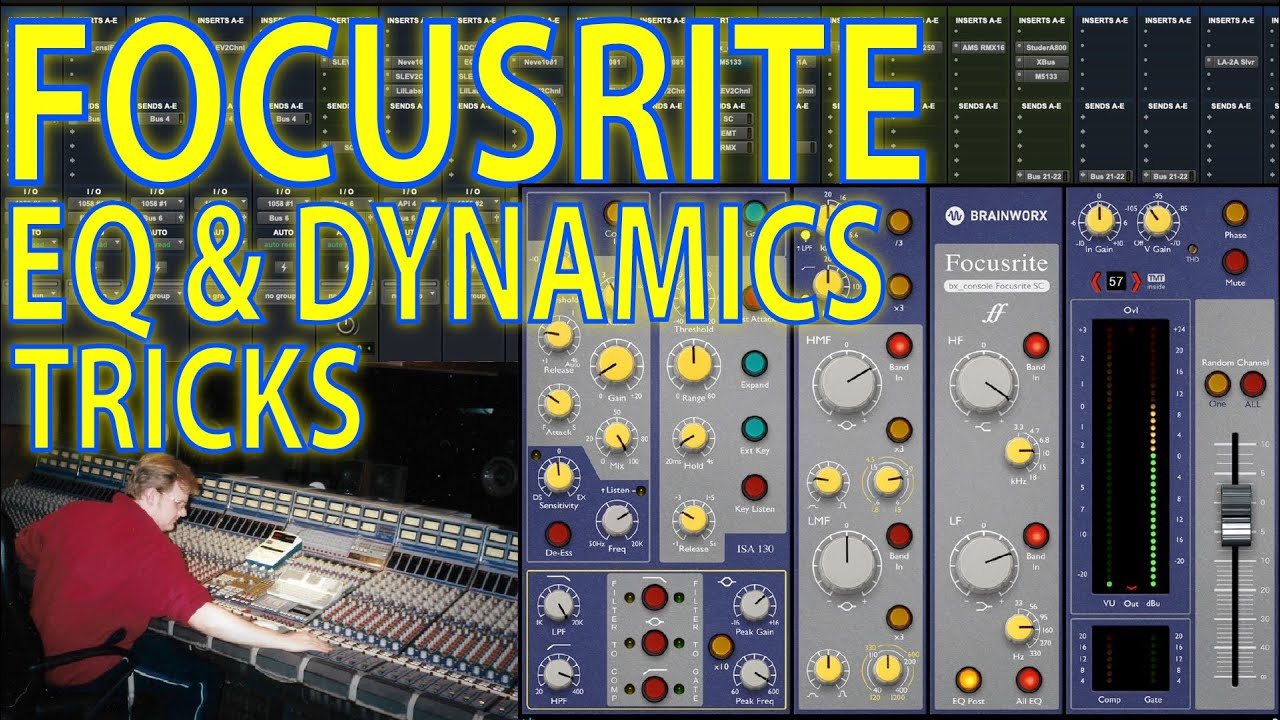 Хитрости работы с консолью Focusrite от бывшего звукоинженера Beartracks/Dream Theater, эквалайзе...