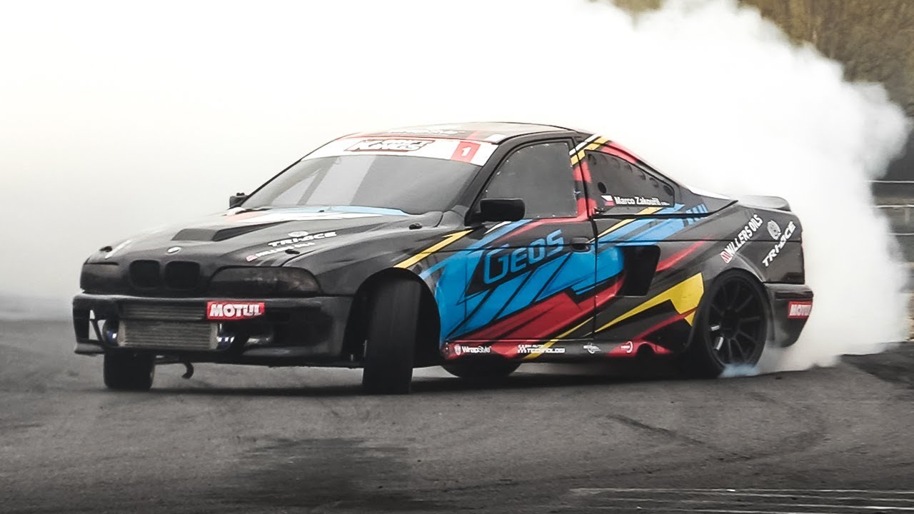 800hp/1000Nm BMW E39 M5 Single Turbo V8 Tires Slayer by Geos Drift Team!