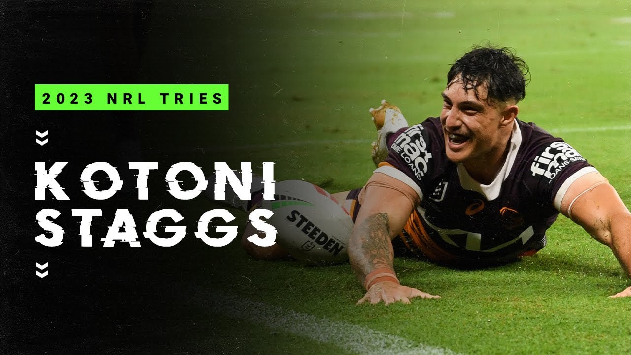 NRL Highlights | Kotoni Staggs' 2023 try-scoring season | NRL