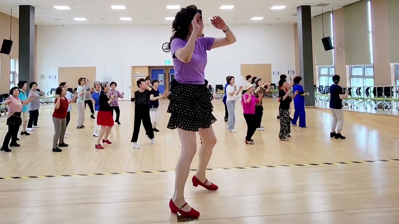 추억속으로 고산노인복지관 방학특강 3탄 강사최은희 #라인댄스