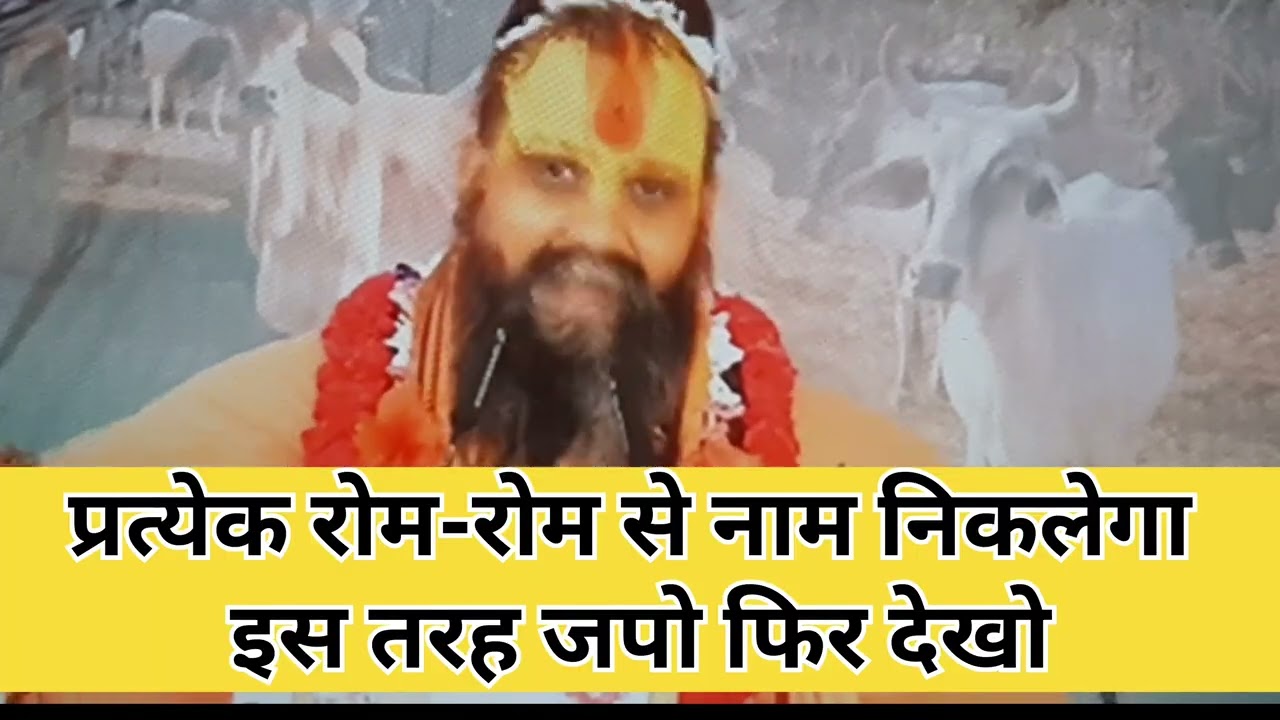 रोम-रोम से नाम निकलेगा इस तरह जपो फिर देखो | Shri Rajendra Das Ji Maharaj 