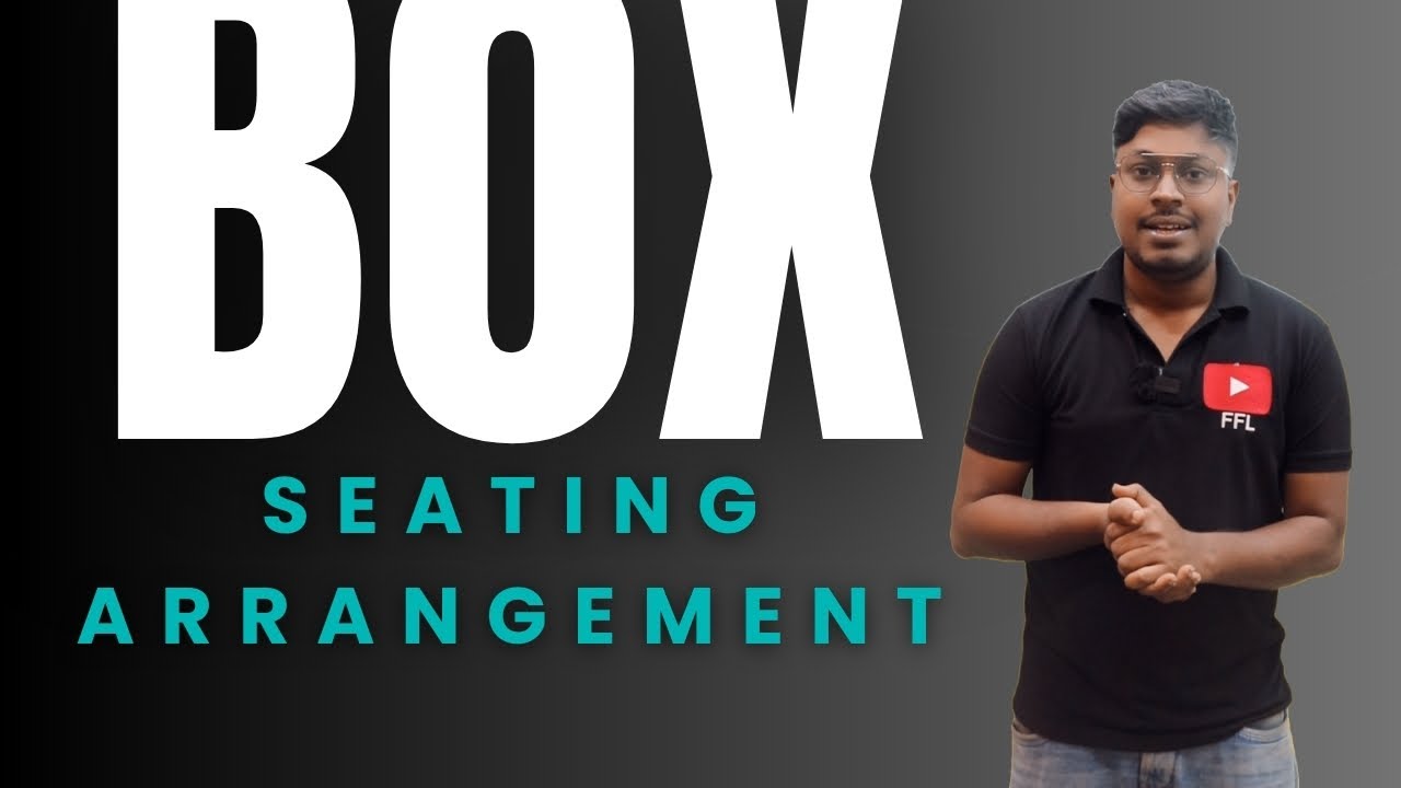Seating Arrangements (Box Puzzle) || Bank,SSC and more exams..