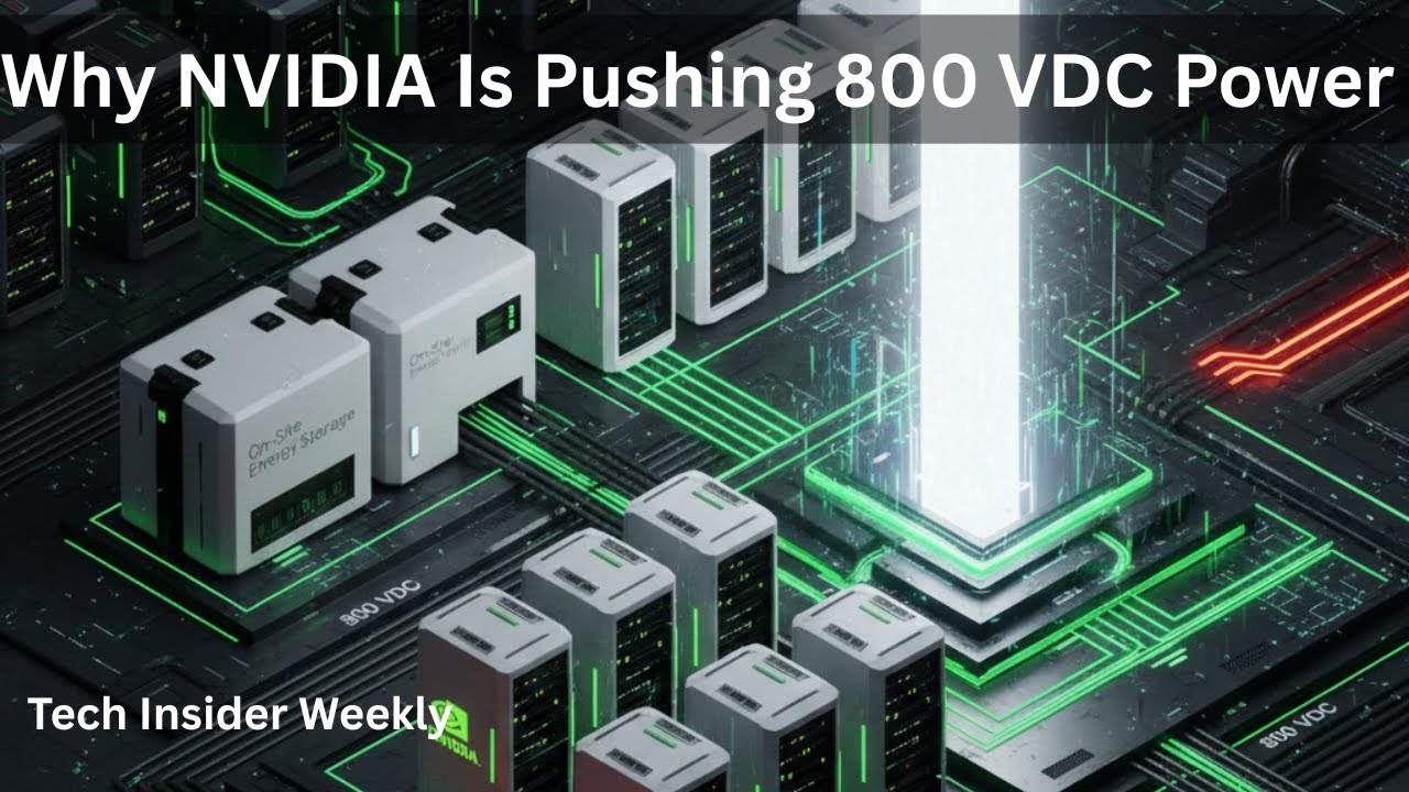 Создание фабрик ИИ: почему NVIDIA продвигает питание 800 В постоянного тока и системы хранения эн...