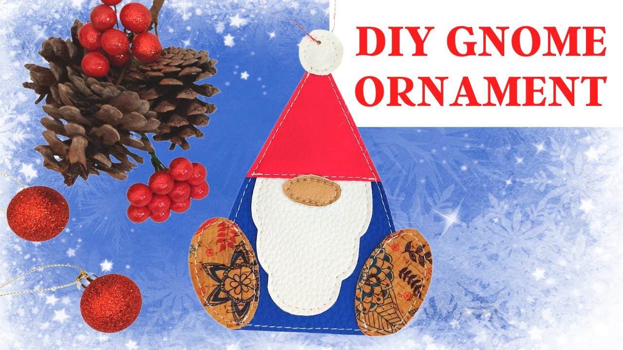 GNOME: A Christmas Tree Ornament Tutorial (FREE PATTERN)