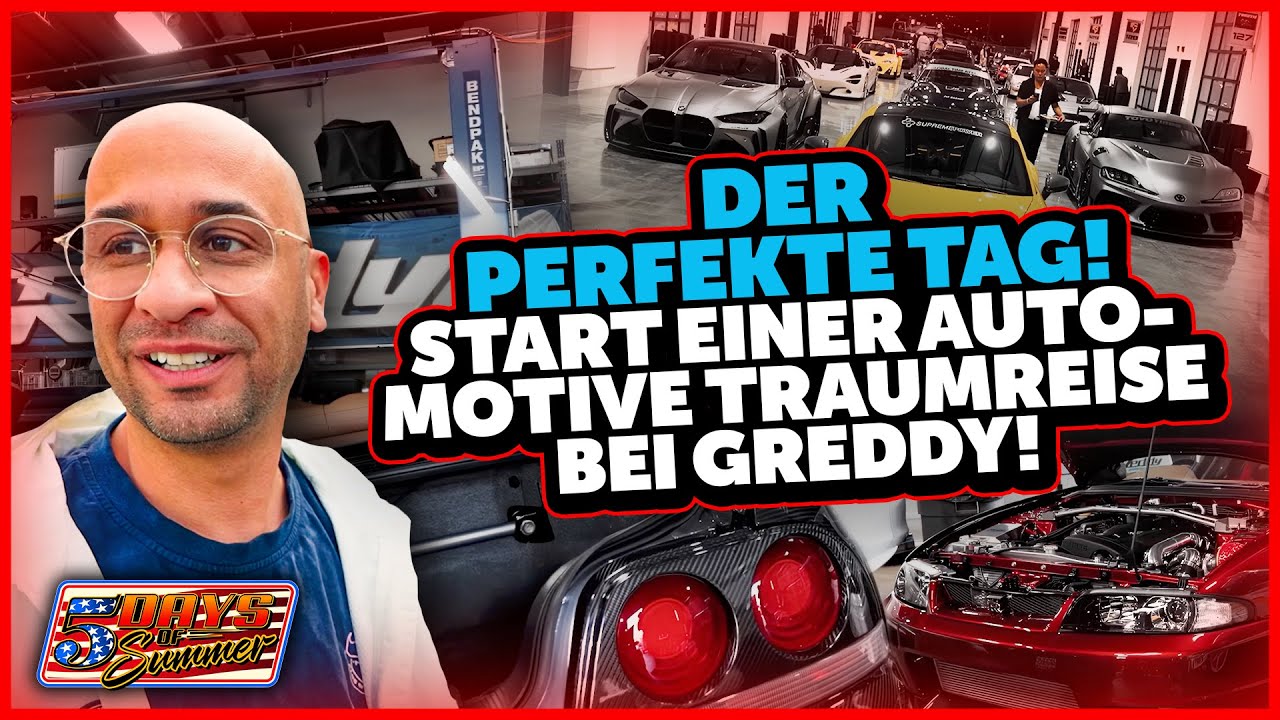 JP Performance - Der perfekte Tag! Start einer automotive Traumreise bei GReddy! | 5 Days of Summer