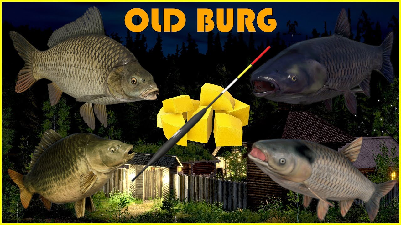 Carp spot  Float + Carp Rod Old Burg | Russian Fishing 4  #412