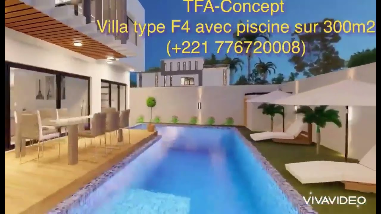 TFA-Concept (Villa type F4 avec piscine sur 300m2)