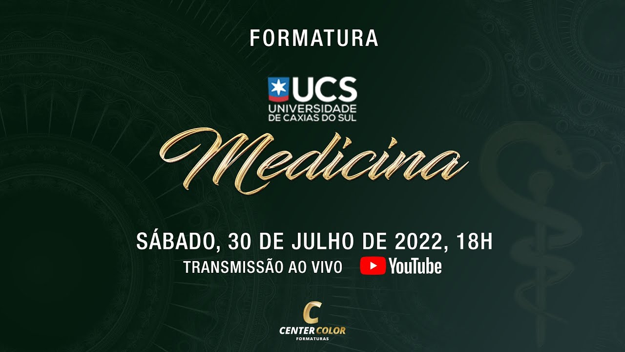 Formatura do curso de Medicina ATM 22/1, UCS Caxias do Sul
