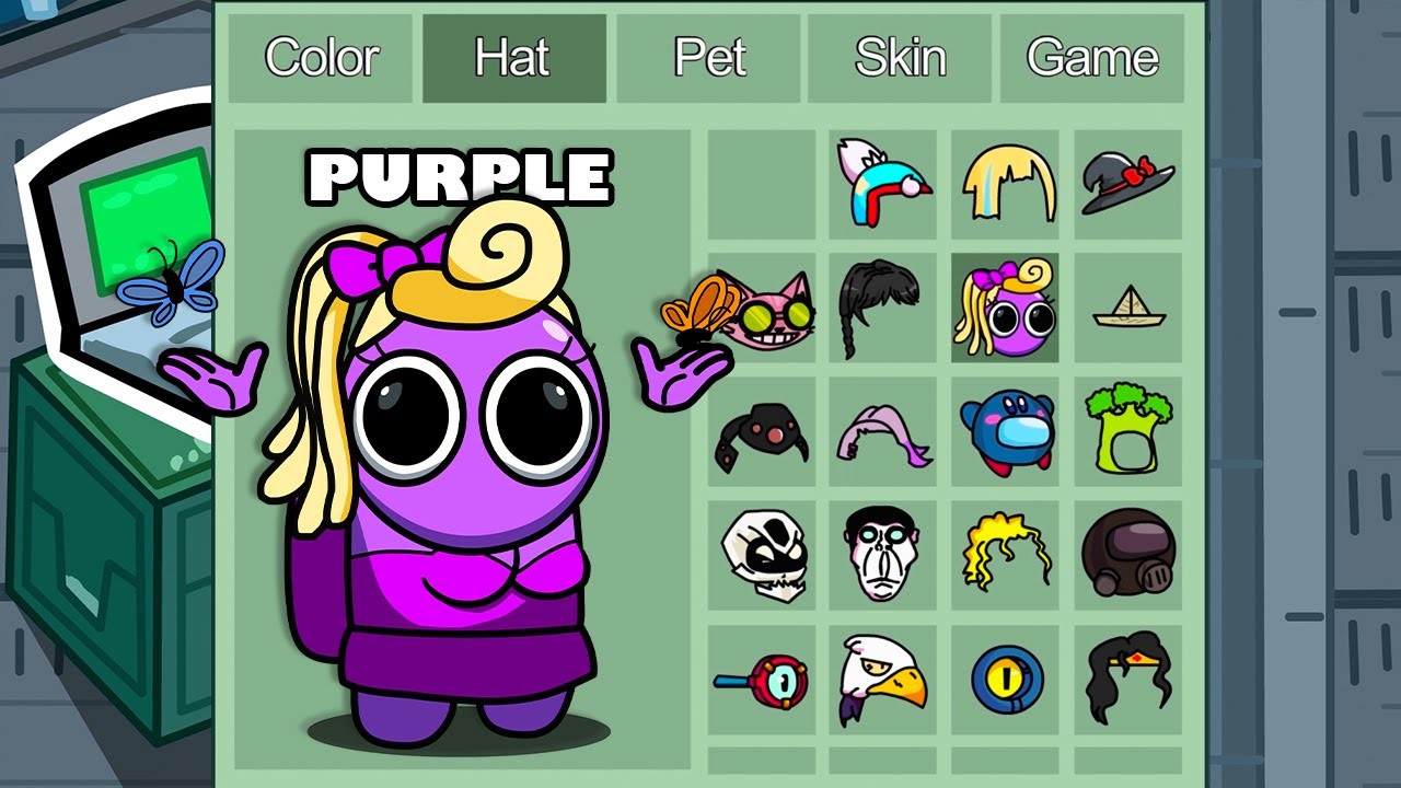 Purple mom (RainBow Friends) in Among Us ◉ funny animation - 1000 iQ impostor