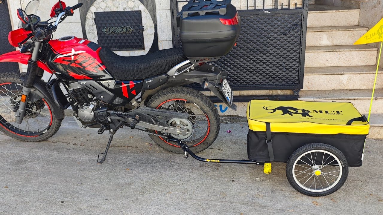 MOTOSİKLET RÖMORKU MAMUT TRAİLERS CARGO HERO XPULSE 200