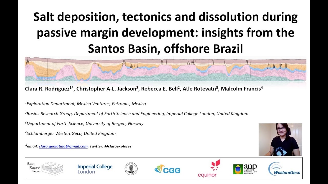 9.1 Clara Rodriguez - Salt deposition, tectonics, dissolution at a passive margin: Santos Basin