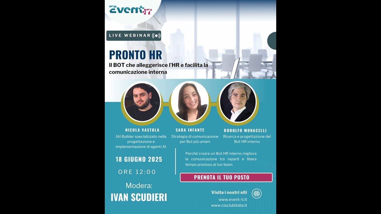 PRONTO HR: Quando l’AI risponde con la tua voce