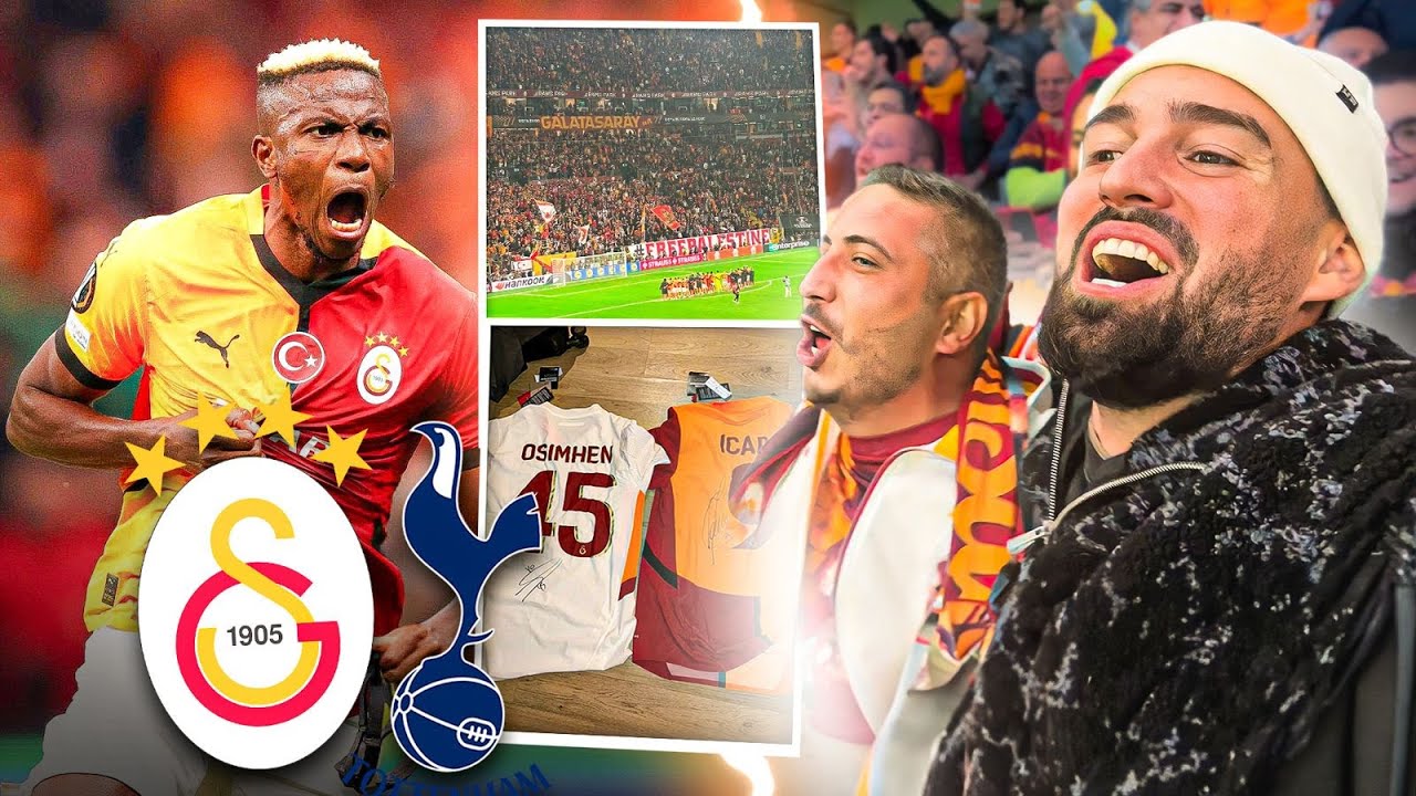 Galatasaray vs Tottenham - Europa League Stadion Vlog 🚀 | Wie krass spielt Galatasaray 😮