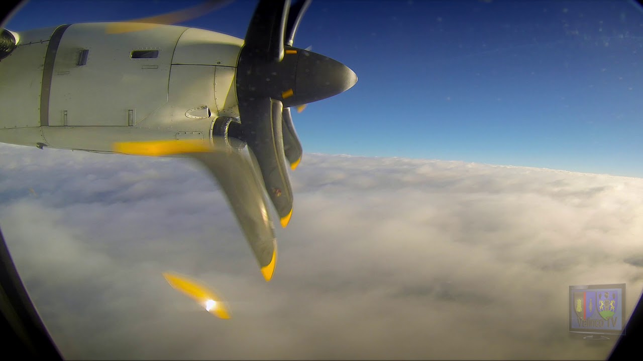 Timelapse entre Nice et Ajaccio depuis le hublot d'un avion ( ATR 72-200) 4k HD
