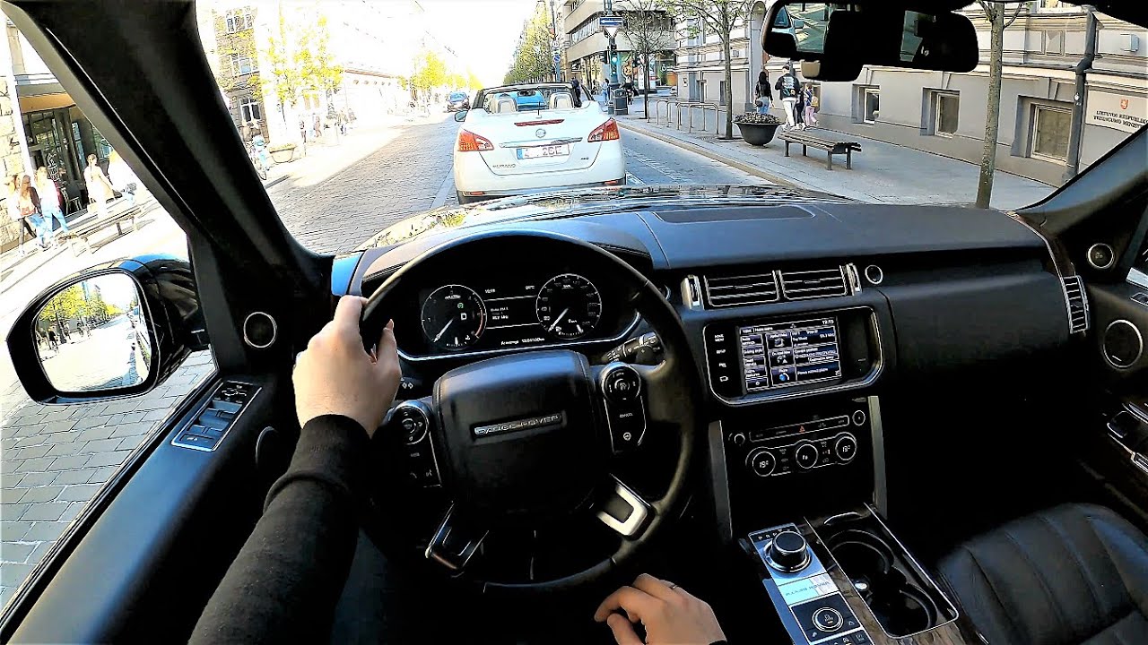 Range Rover Vogue ( Black edition ) 3.0l 258HP - POV Test Drive - Fuel consumption check