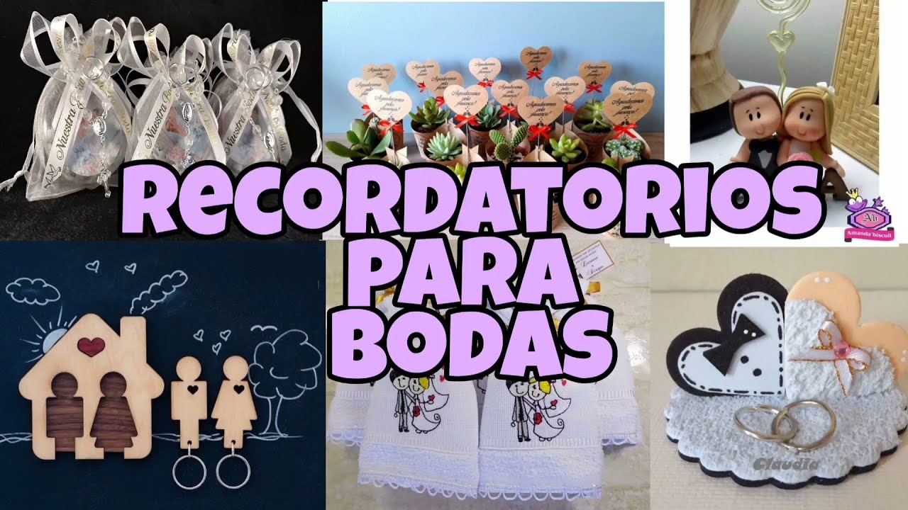 Recordatorios para boda / souvenirs para bodas