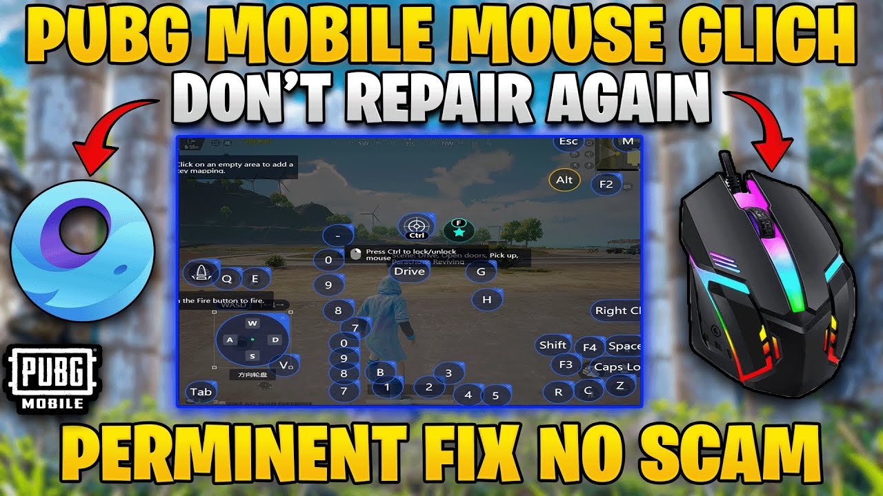 🚀GAMELOOP Mouse Unlock Permanent  Fix | 💯No More Mouse Cursor Glich (2026)
