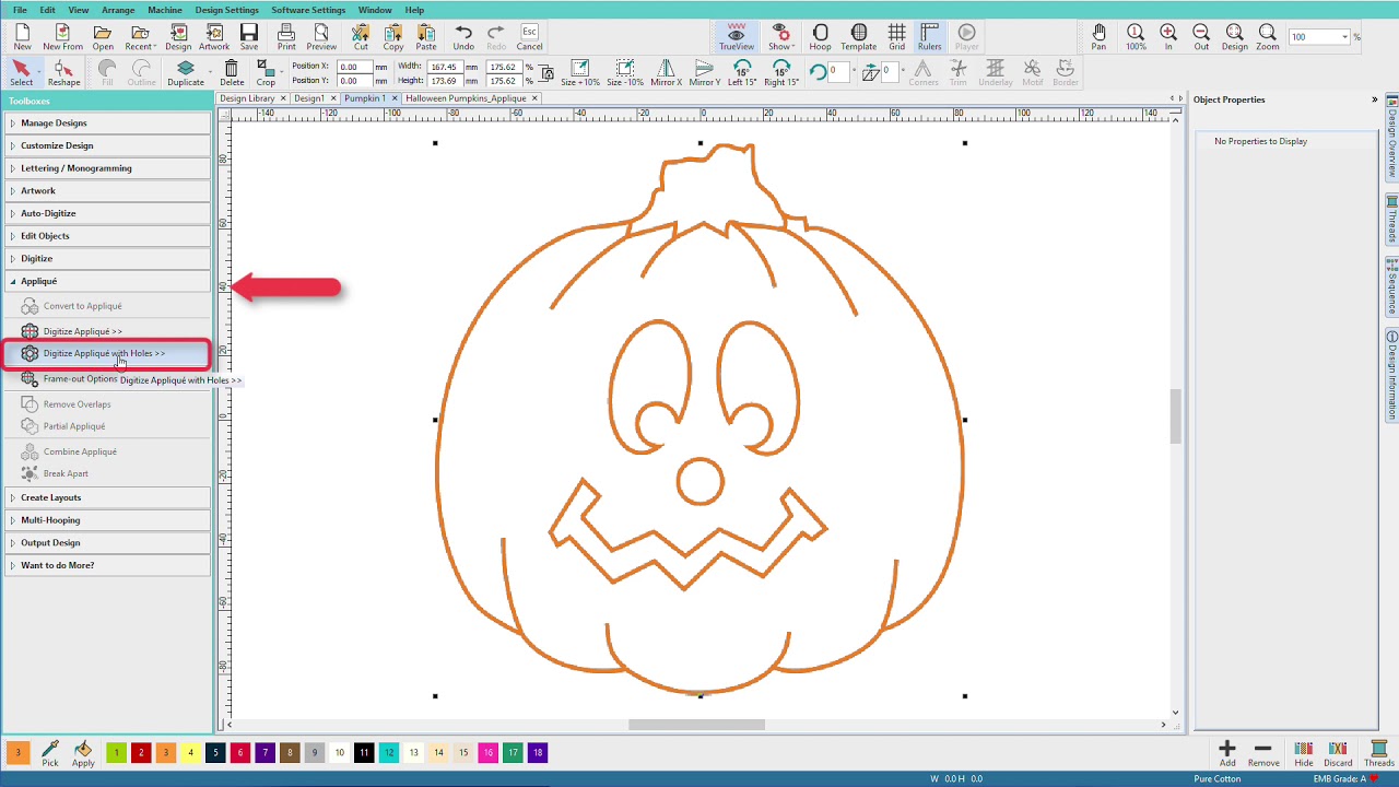 Hatch Embroidery 2 - Digitizing Appliqué