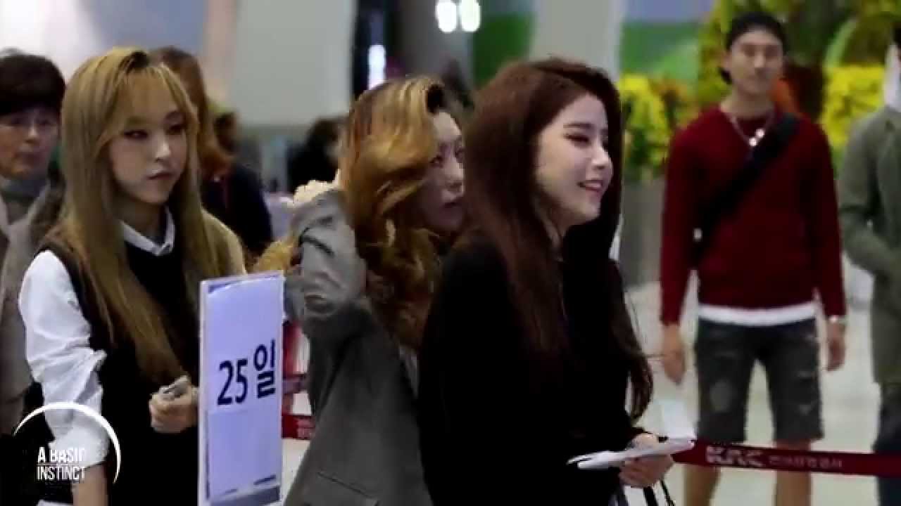 151025 마마무 (Mamamoo) 김포공항 출발
