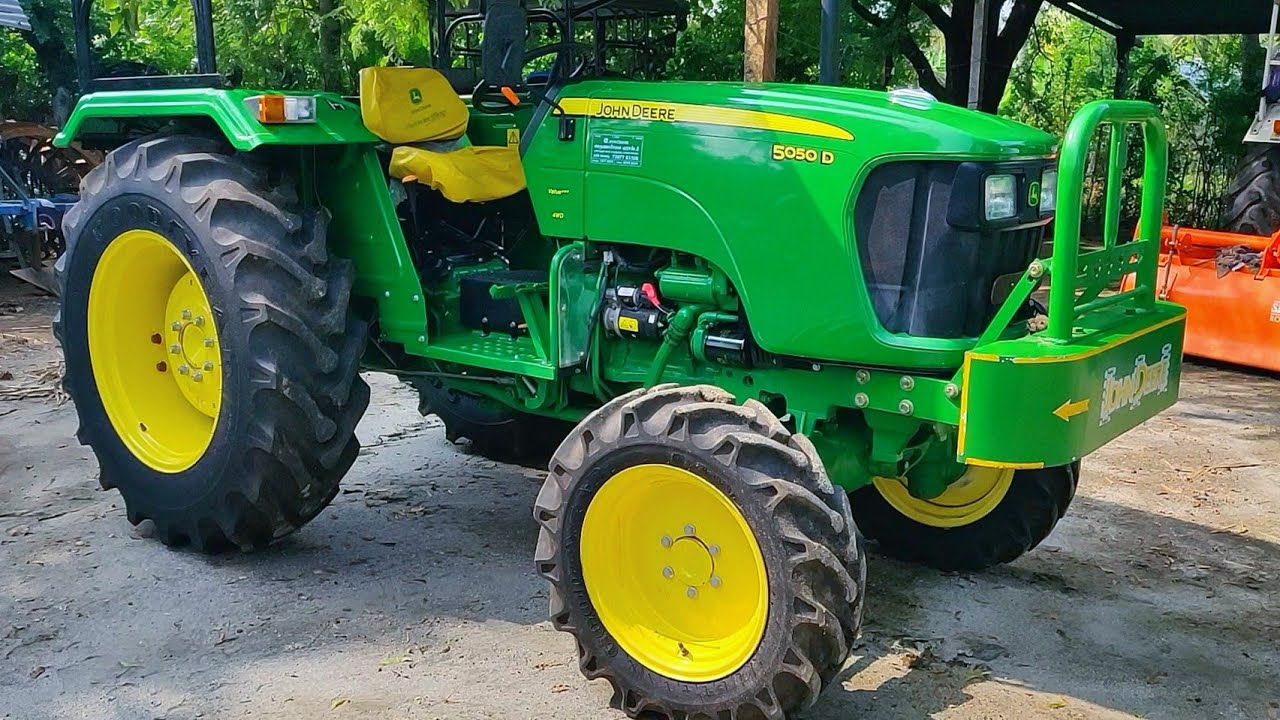 New John Deere 5050 D 50 Hp 4wd Tractor Full review | Price mileage specifications and features | P1
