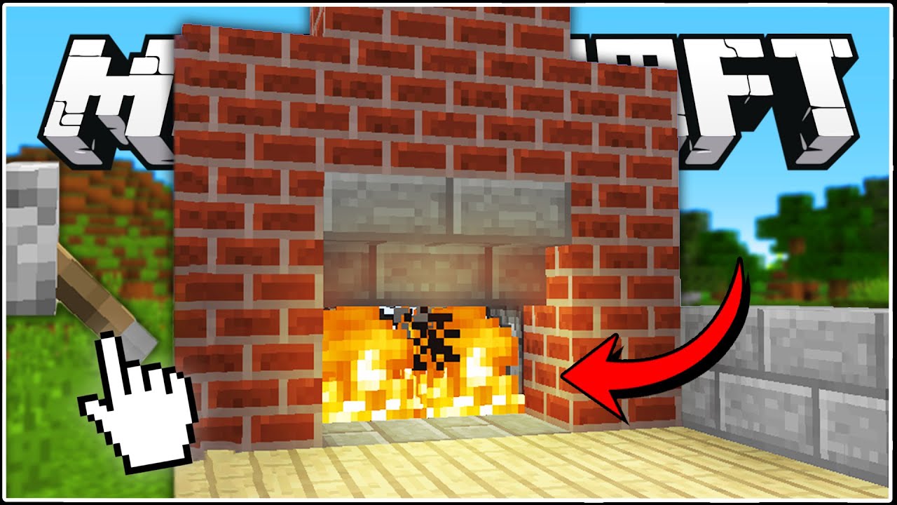 Minecraft: How to build a Secret Fireplace Entrance