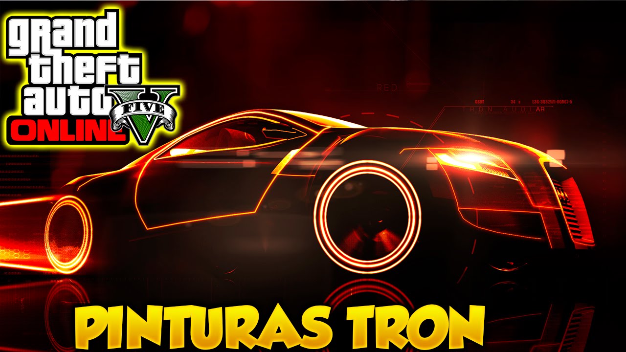 GTA 5 Online Pinturas Extrañas y Raras TRON #10 Combinaciones de Colores Grand Theft Auto V Online
