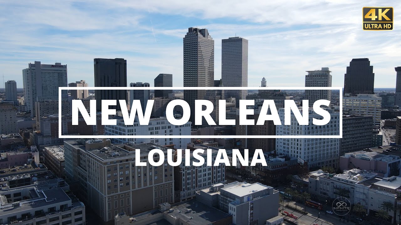 New Orleans, Louisiana - [4K] Drone Tour
