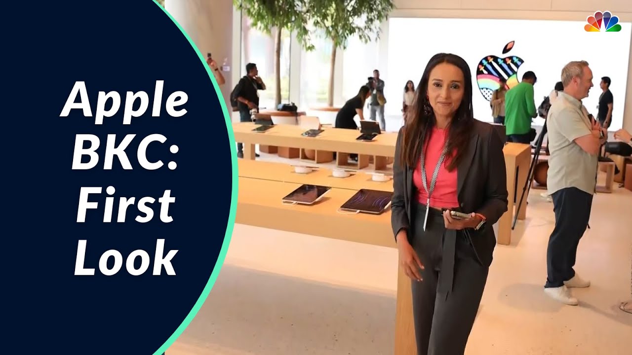 Apple BKC: Here's The First Look Of Tech Giant's First Store In India | CNBC-TV18