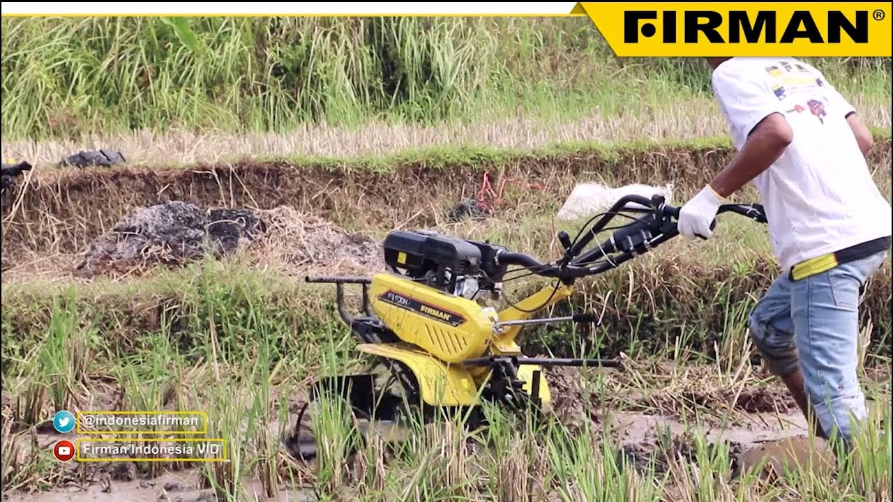 Mesin Bajak Mini ladang kering & basah | Traktor Mini | Tiller | Cultivator | FIRMAN FTL900H