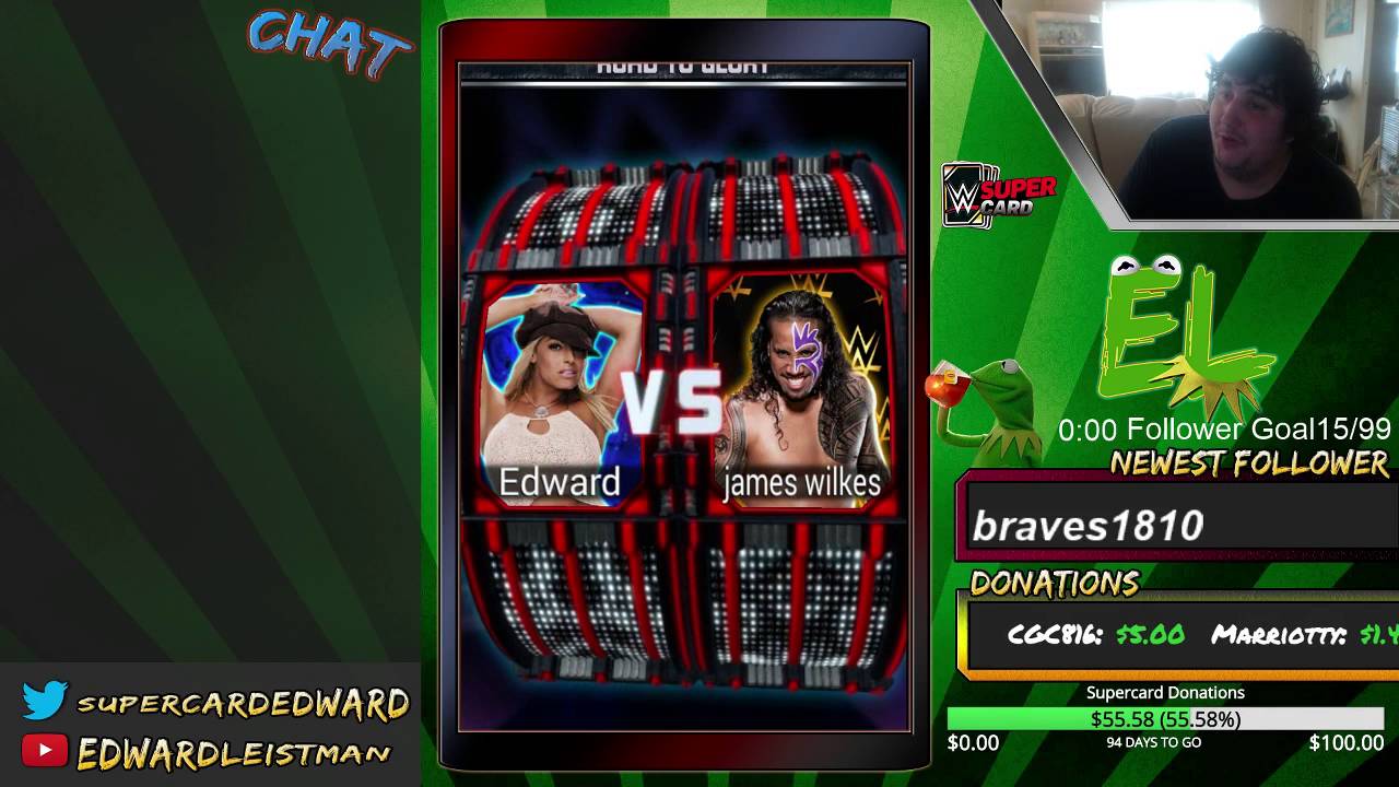 WWE Supercard Edward Update and Twitch Today