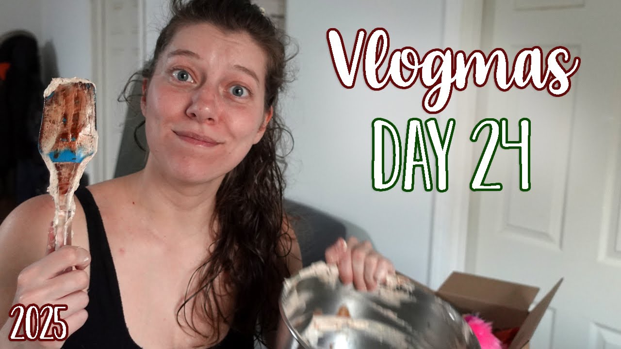 Веганский шоколадный мусс на Рождественский сочельник! | Vlogmas, День 24 | Ohcluck