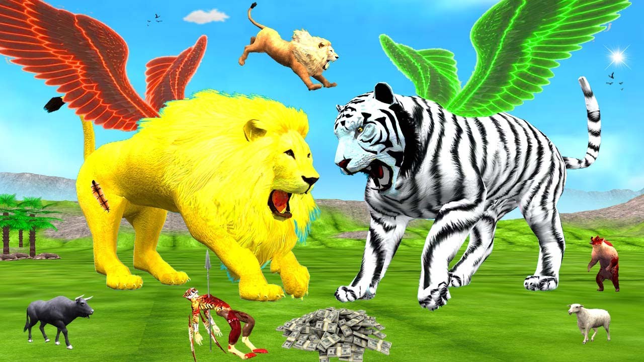 Lion & Tiger Amazing Story | अनोखे पंखों की कीमत और एक सवाल | Sher Ki Kahani | Latest Animals Story.