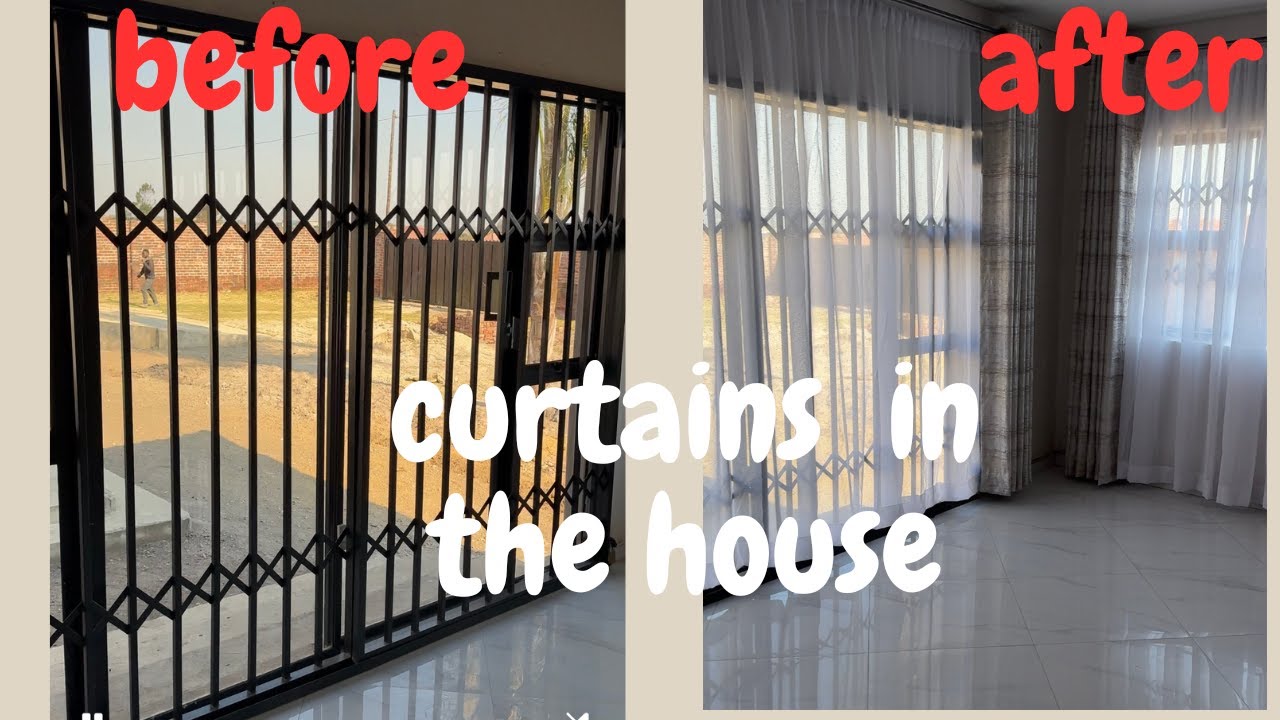 House to Home Part 2 /Installing Curtains and Rods