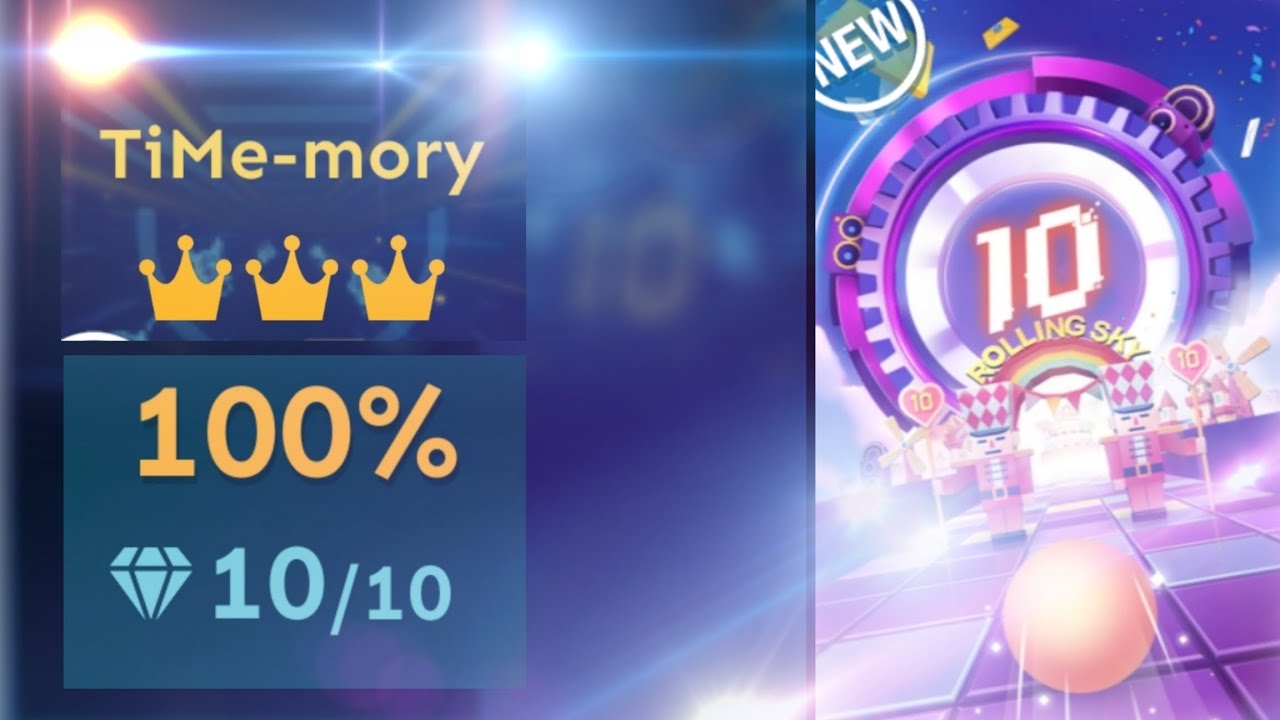 Rolling Sky - TiMe-mory (Hard Mode) | Level 85A ★★★★★★