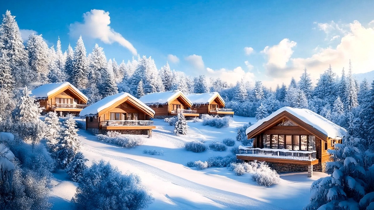 Soothing winter music ❄️ Relaxing music helps calm the mind, reduce stress and anxiety.