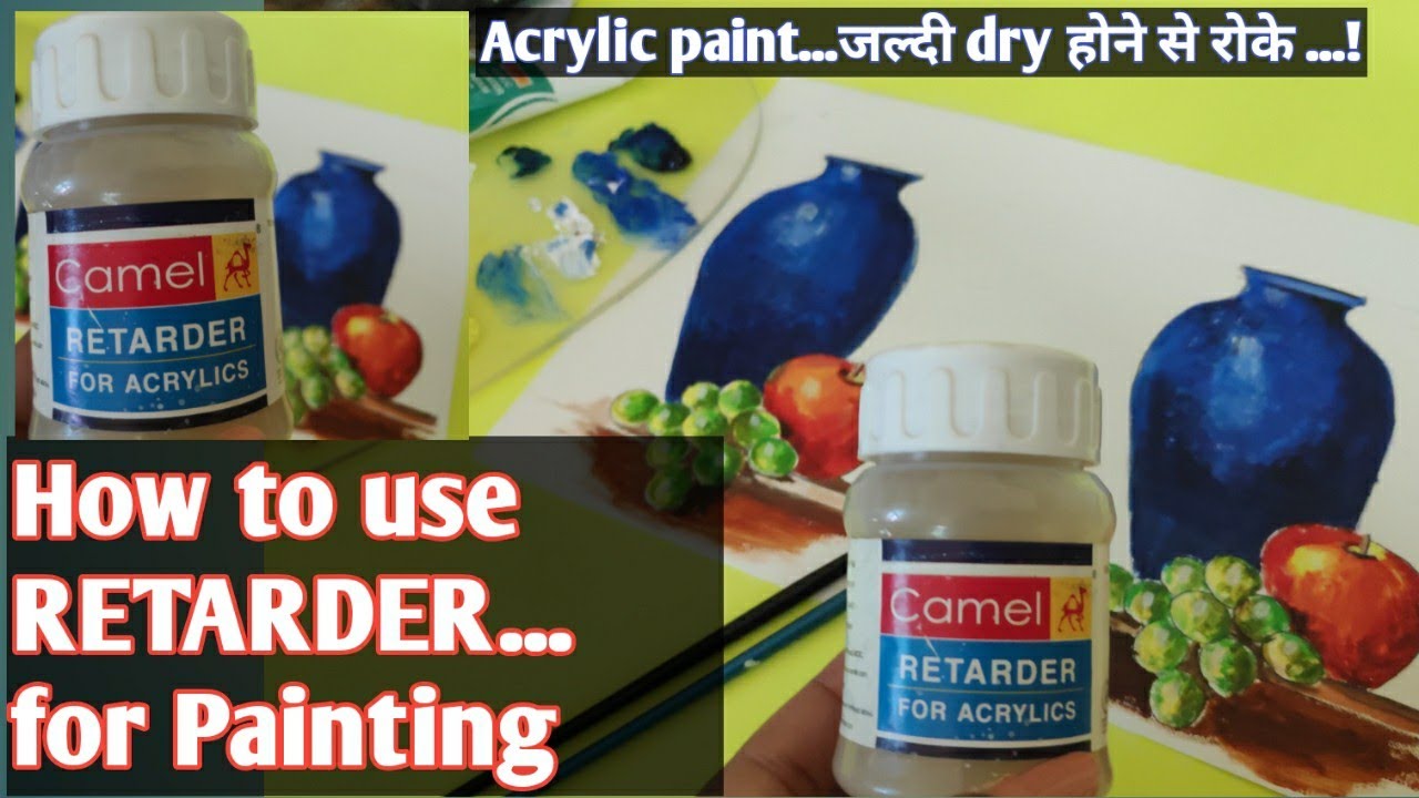 Painting medium for slow drying... @ArtistaaPooja Painting tips