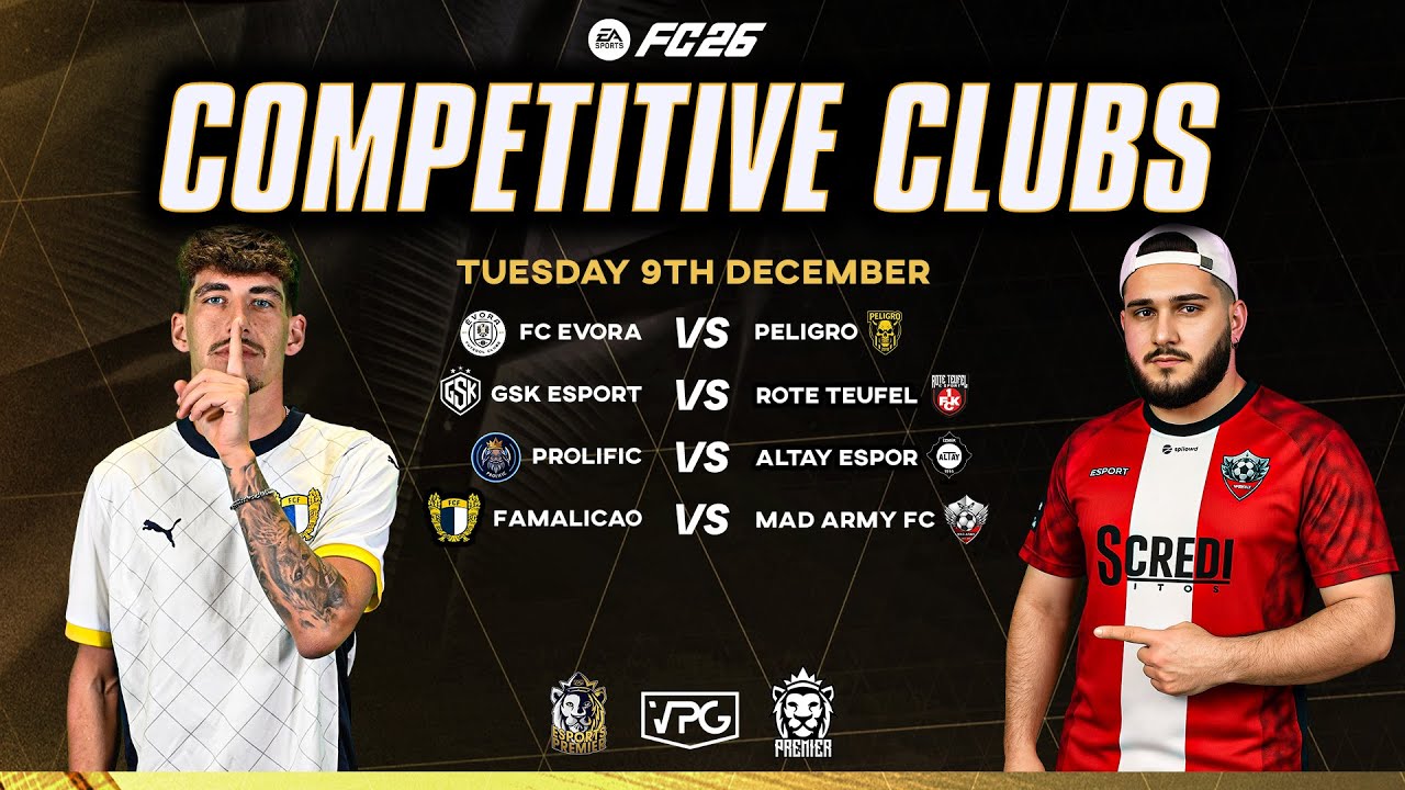 EA FC 26 COMPETITIVE CLUBS 11V11 | FINAL NIGHT OF VPG SEASON 16 !!