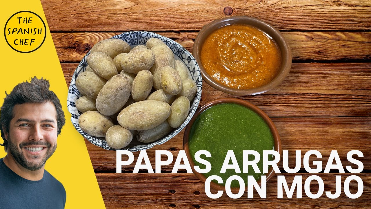 Картофель по-канареечному с морщинками и соусами | Papas Arrugadas con Mojos