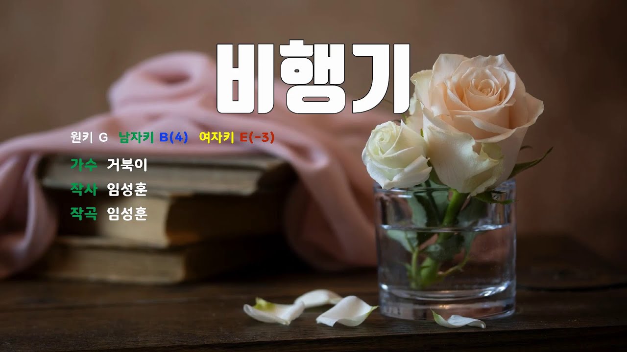 [은성반주기] 비행기 - 거북이 /MR/가사