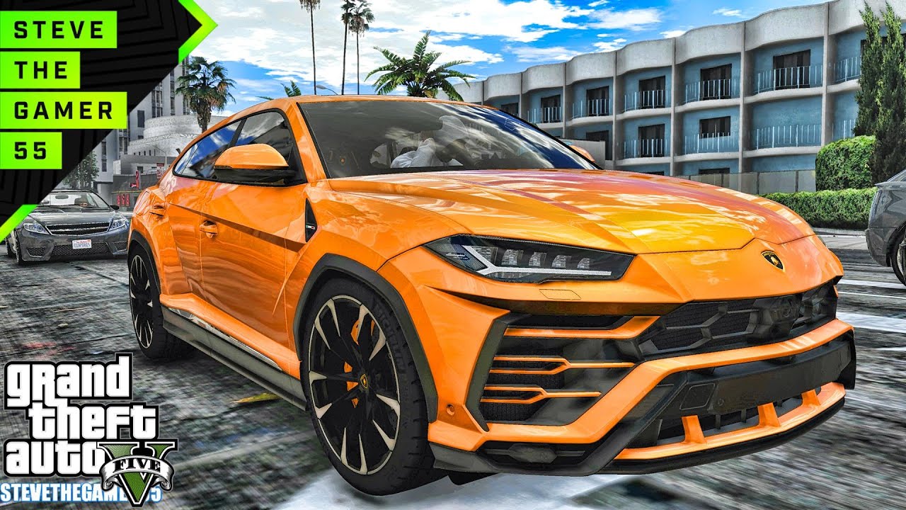 GTA 5 let's go to work - Lamborghini Urus Uber Jobs - (GTA 5 MODS) 4K