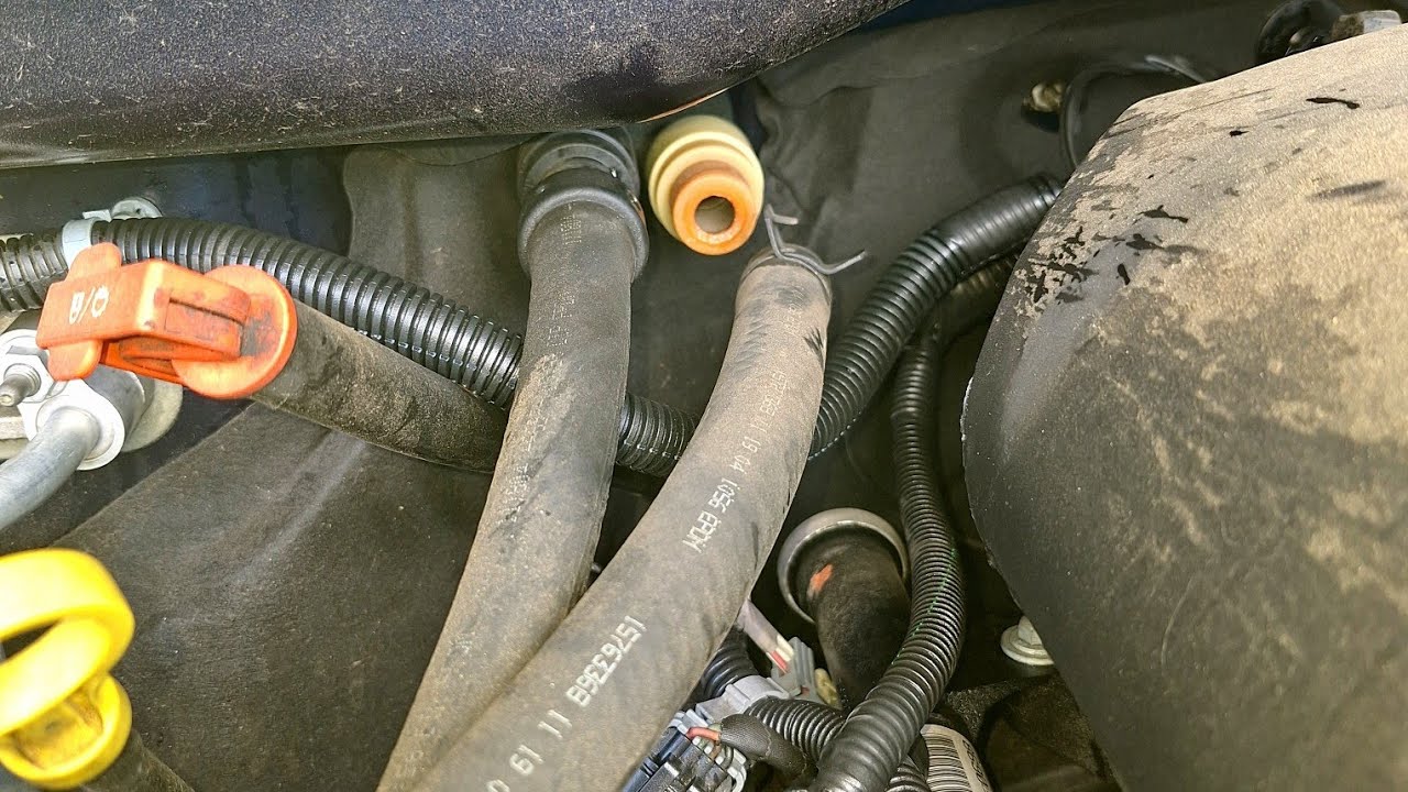 2005 GMC sierra/ chevy Silverado heater hose connector replacement.