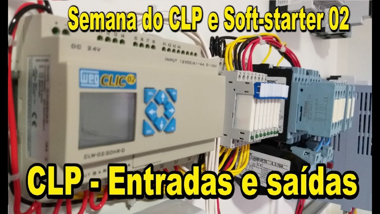 CLP - Entradas e saídas  - Semana do CLP e Soft-starter 02