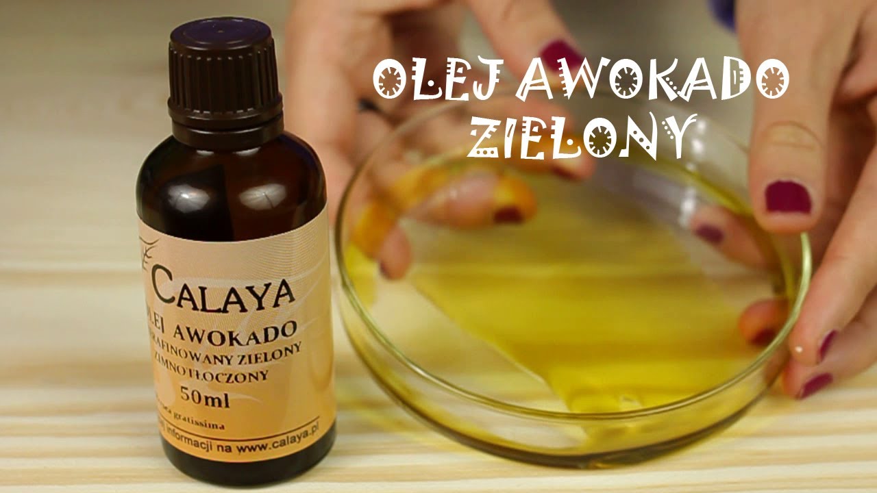 Nierafinowany, zimnotłoczony, zielony olej z awokado  - Calaya.pl