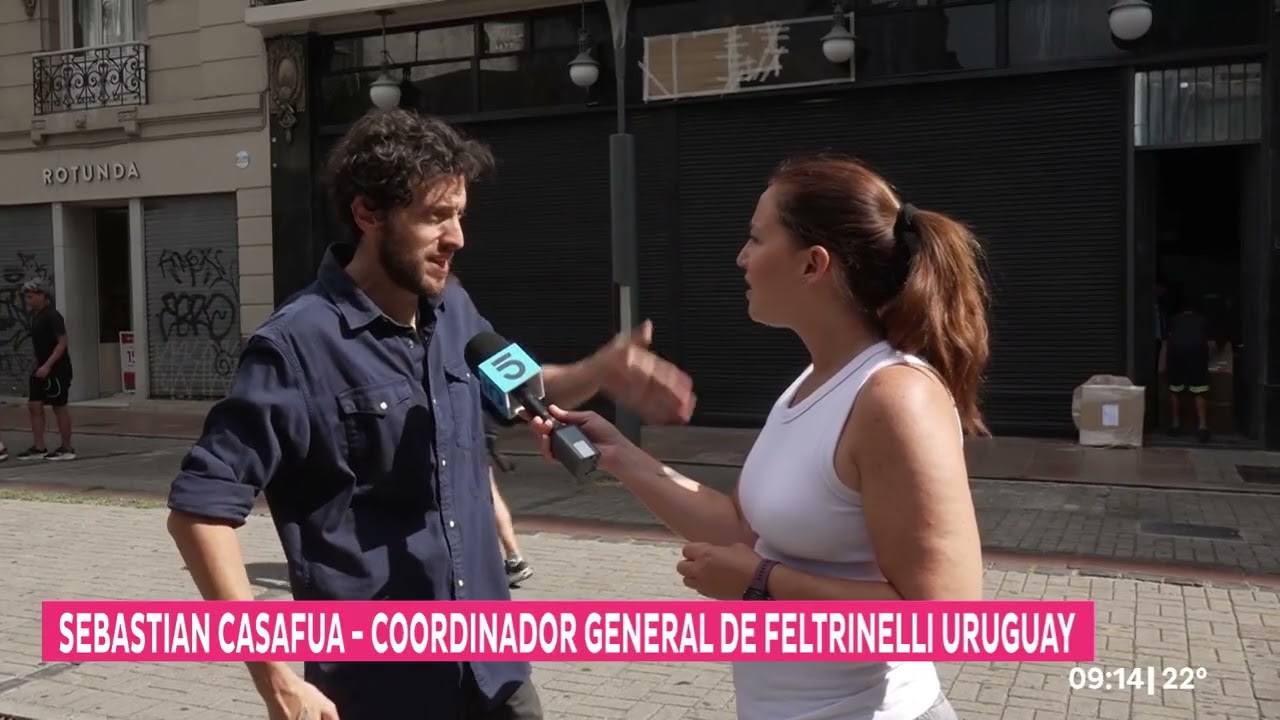 La librería italiana Feltrinelli abre sus puertas en Montevideo, en el edificio Pablo Ferrando