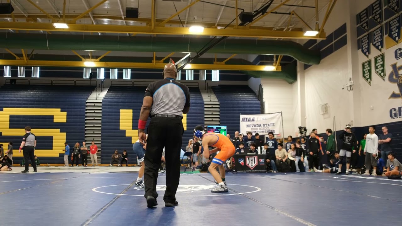2026 NIAA 5A Southern Regionals - 120 lbs Semifinals (Connor Johns//BGHS v J Walker//Spring Valley)