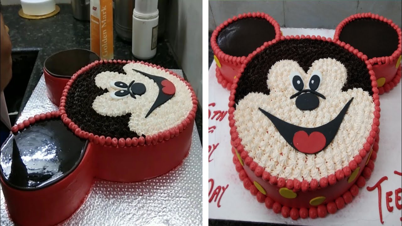 Micky Mouse Cake |Birthday Cake |Micky Mouse Tutorial