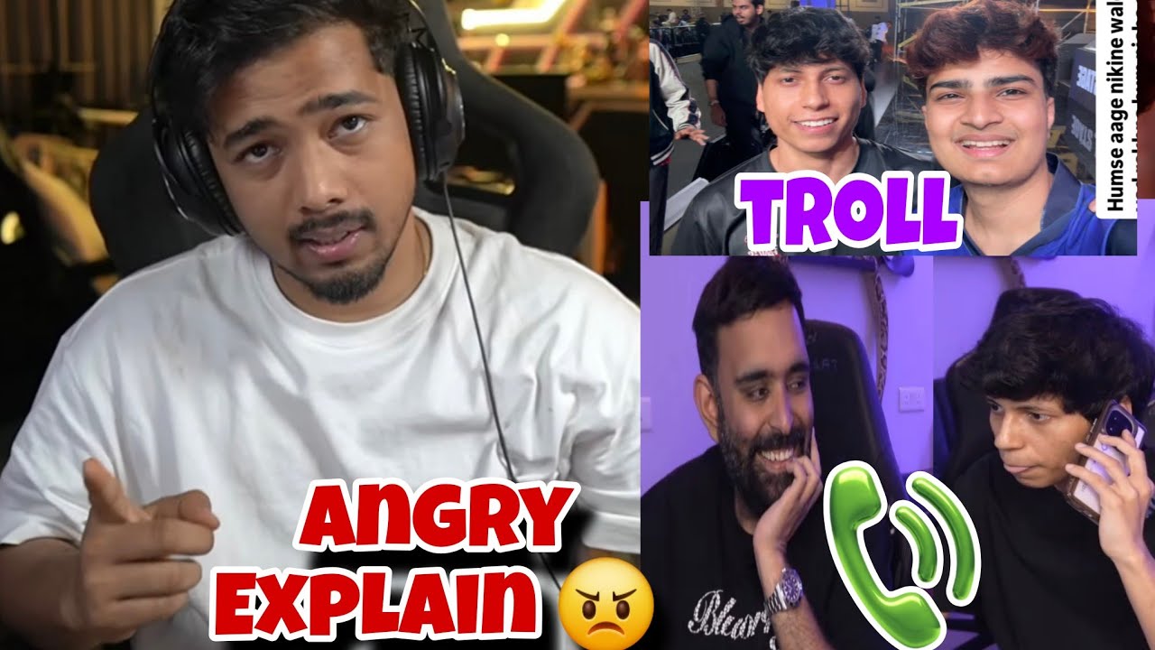 Sc0ut Angry Explain 😠 Sensei Call Rohit Bhai 📞 Reveal Daman Story ♥️ Slug Troll Sensei 